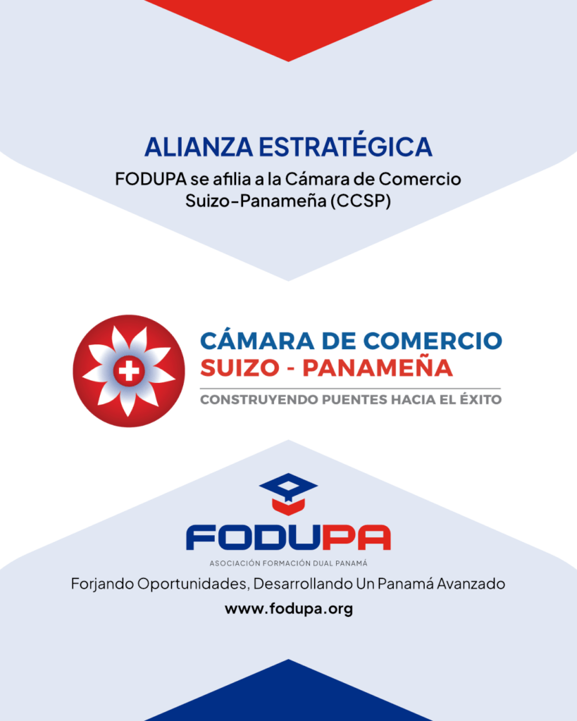 FODUPA se une a la Cámara de Comercio Suizo-Panameña para impulsar la Formación Dual